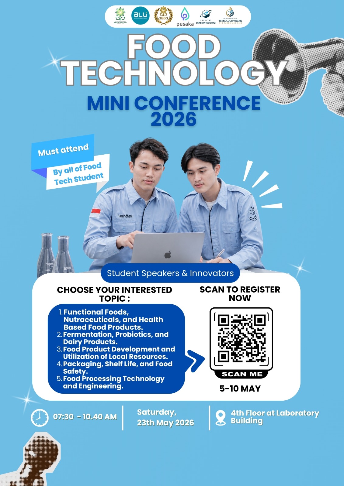 FoodTech Mini Conference 2026: Melatih Mahasiswa Menjadi Presenter Akademik yang Profesional
